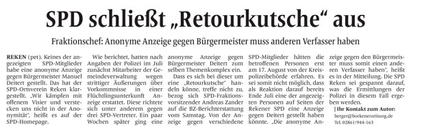 BZ Artikel vom 29.8.2017