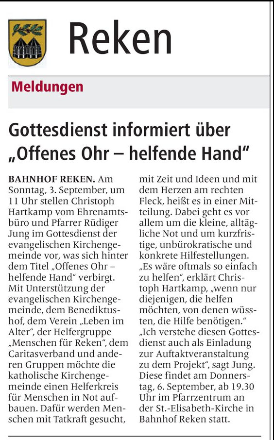 Artikel aus der BZ